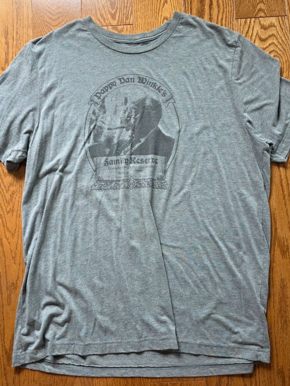 XXL Pappy Van Winkle's heather grey distillery tshirt